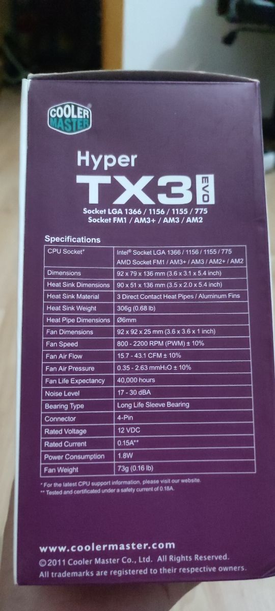 Ventilador  Cooler Máster Hyper TX3 EVO