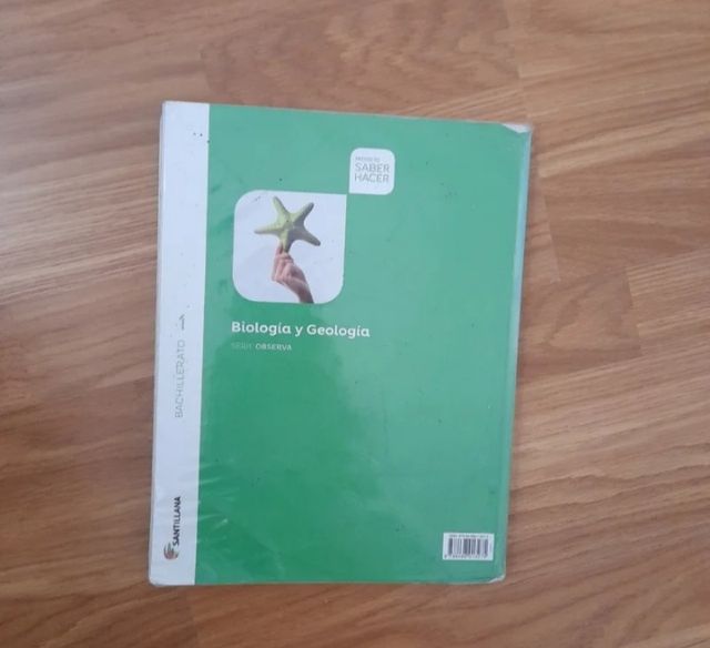 Libro biología/geología 1bach santillana