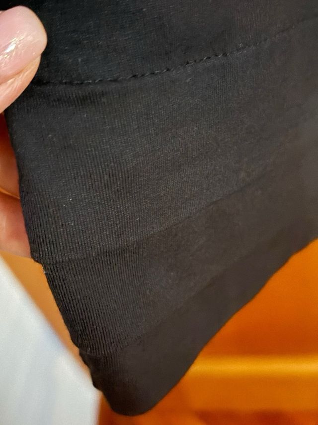 Vestito nero giromanica 