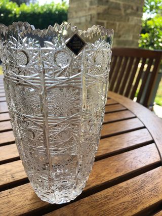 vaso cristallo Bohemia