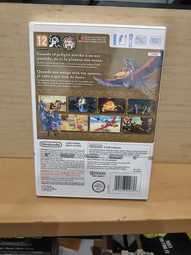 ZELDA SKYWARD SWORD WII PRECINTADO 
