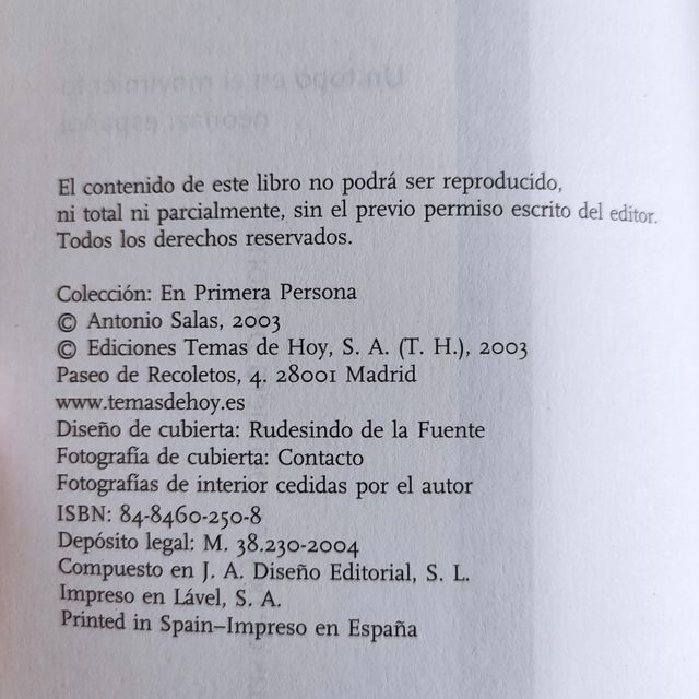 Libro "Diario de un skin" Antonio salas.