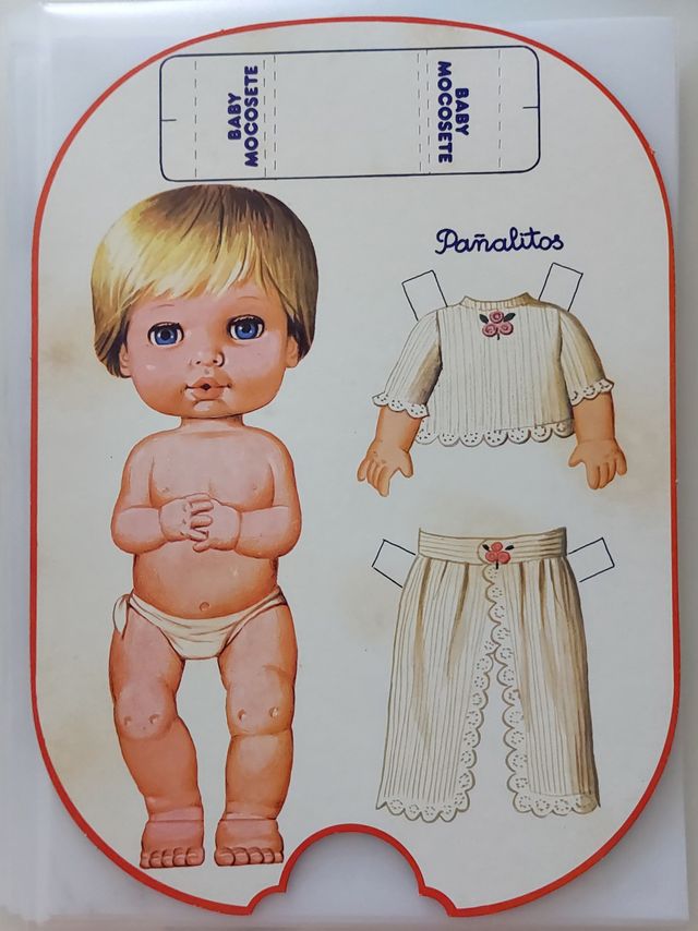 6 recortables de Baby Mocosete