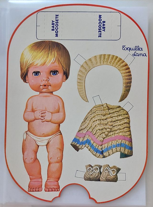 6 recortables de Baby Mocosete