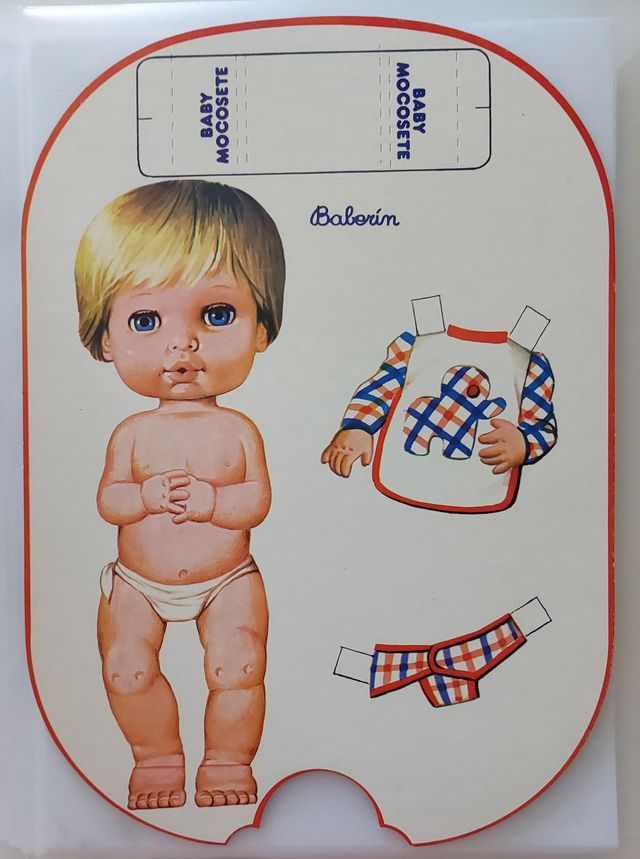 6 recortables de Baby Mocosete