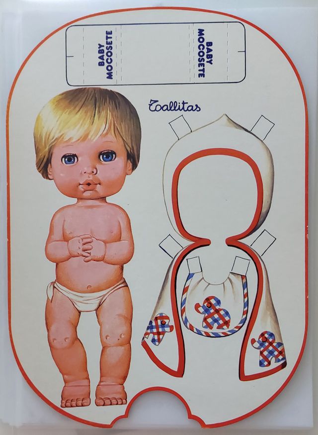 6 recortables de Baby Mocosete