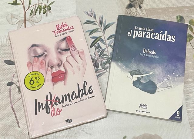 Libro lectura Indomable Cuando abras el paracaidas