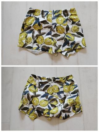 Falda pantalón limones 