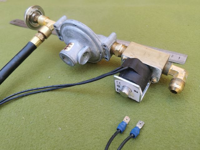 Trident mari Regulador propano + valvula solenoide
