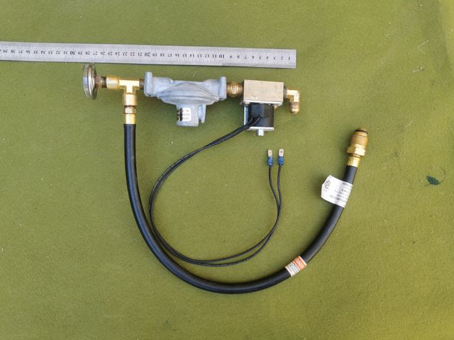 Trident mari Regulador propano + valvula solenoide