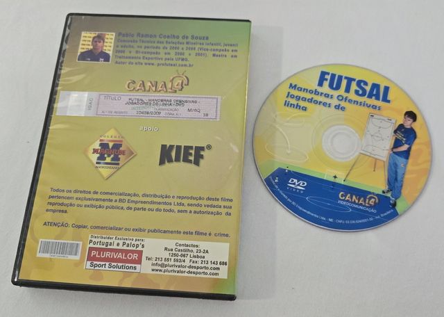 DVD Futsal - Manobras Ofensivas - Jogadores campo