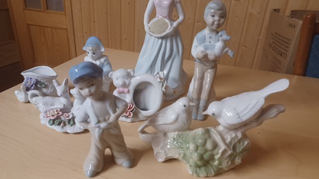 Lote 10 figuras porcelana