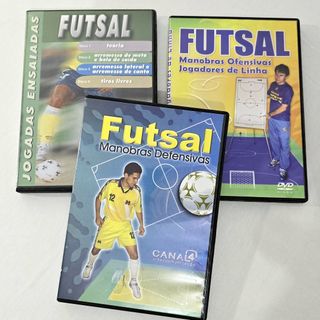6 DVD's Futsal - Ataque, Defesa, Jogadas Ensaiadas