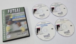 6 DVD's Futsal - Ataque, Defesa, Jogadas Ensaiadas
