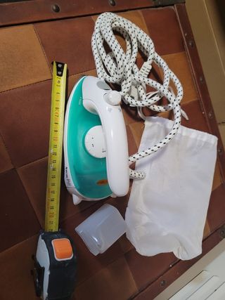 Plancha de viaje eléctrica con vapor