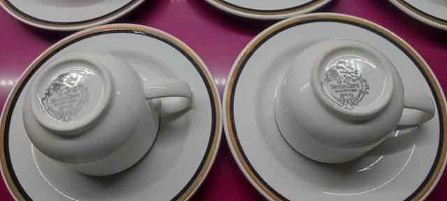 Juego café porcelana Santa Clara, muy elegante