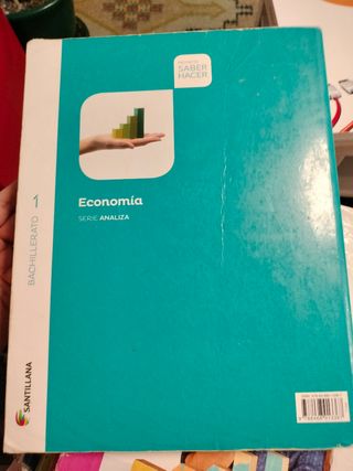 Economía 1 bachillerato. Santillana 