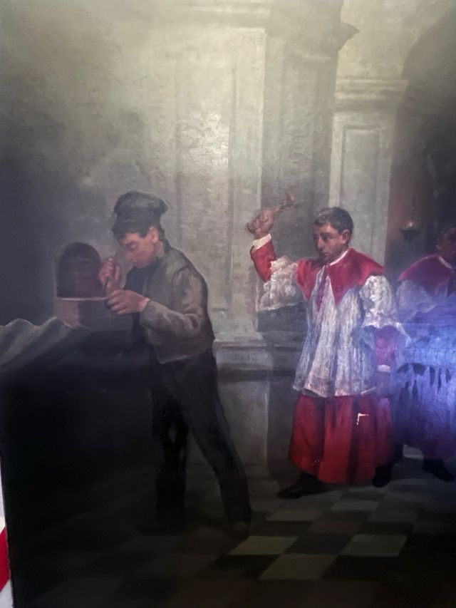 Oleo sobre lienzo monaguillos