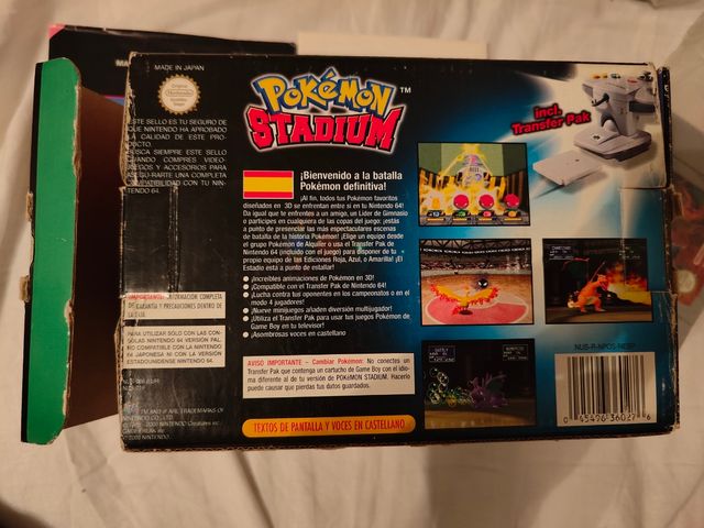 Pokemon stadium Nintendo 64 completo