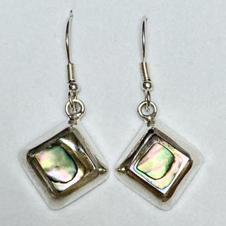 Pendientes con madreperlas en plata de ley 925