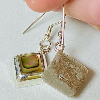Pendientes con madreperlas en plata de ley 925
