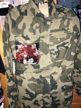 Chaqueta Parka militar(parka)