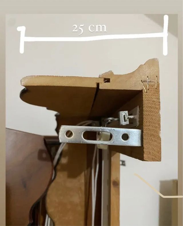 bastone tende doppio binario legno radica di noce