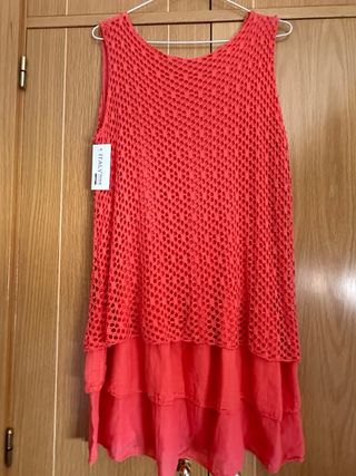 Vestido de encaje, nuevo, a estrenar.