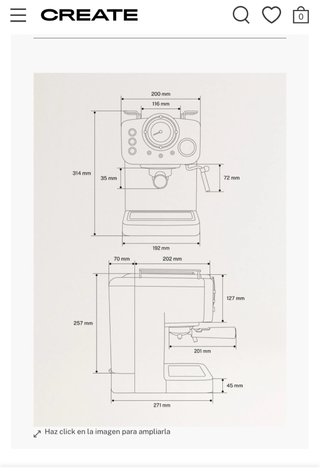 Cafetera create thera retro