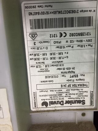 Despiece Caldera Estanca