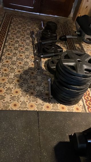 Lote de 300kg en discos olimpicos