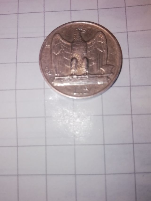 Monete rare Regno di Italia 5 lire 1927.