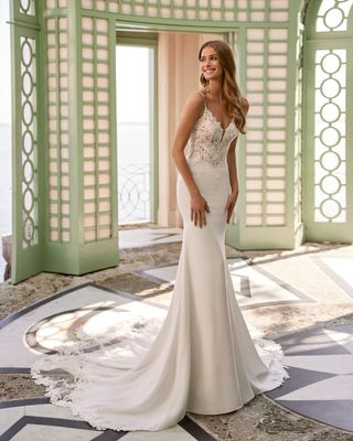 Vestido novia Setien de Aire Barcelona 2024