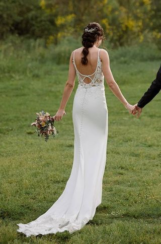 Vestido novia Setien de Aire Barcelona 2024