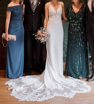 Vestido novia Setien de Aire Barcelona 2024
