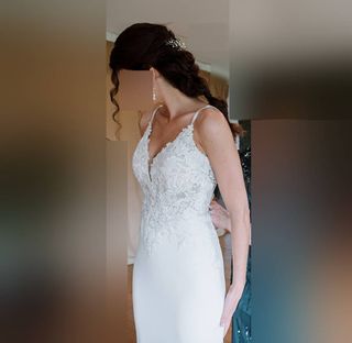 Vestido novia Setien de Aire Barcelona 2024
