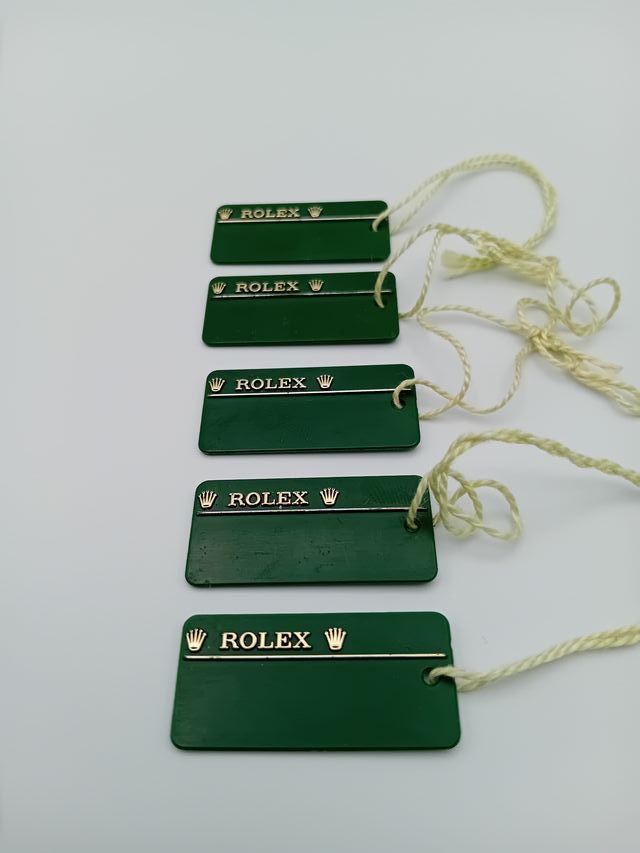 Lote 5 Etiquetas RLX Original Verde