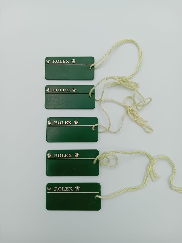 Lote 5 Etiquetas RLX Original Verde