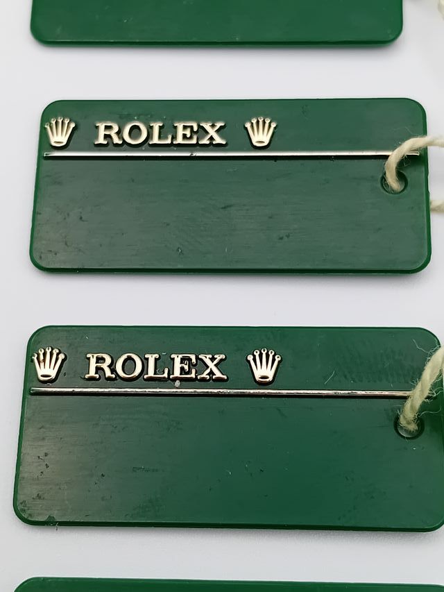 Lote 5 Etiquetas RLX Original Verde