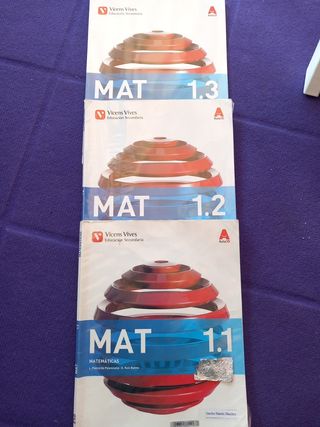 Libros de texto de matemáticas