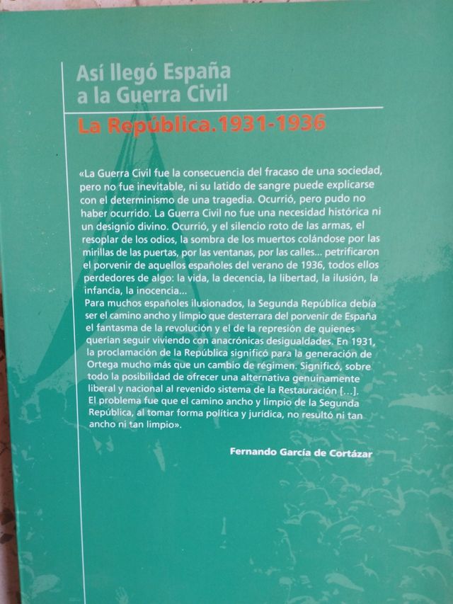 Libro así llego la guerra civil