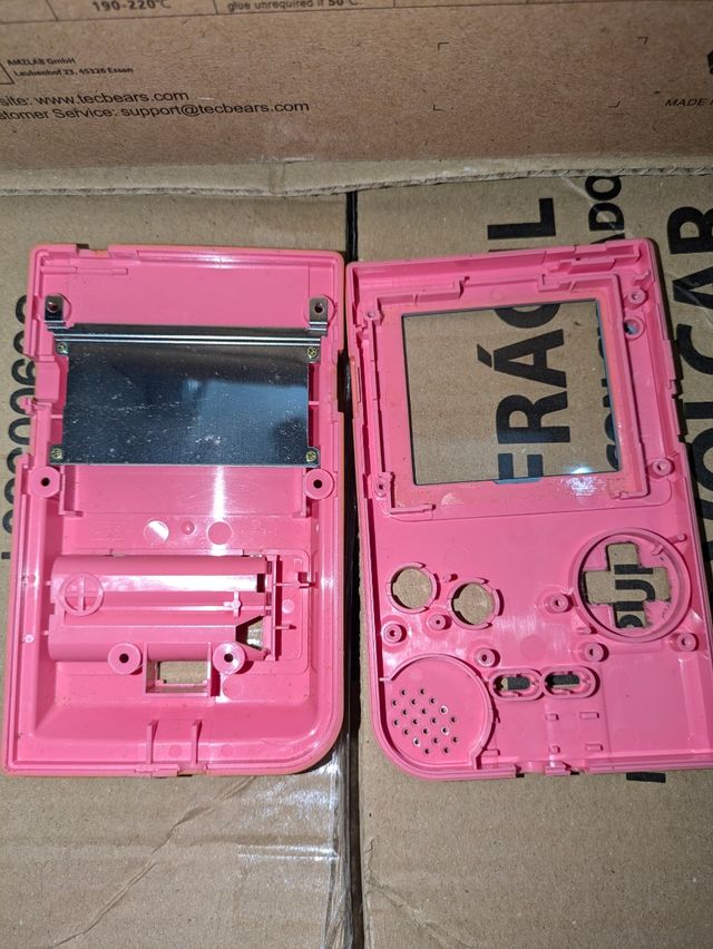 Carcasa Game boy pocket rosa