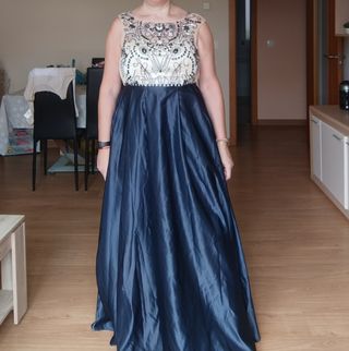 Vestido largo ceremonia