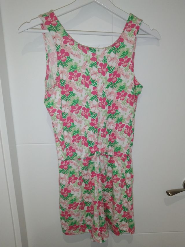 2 monos niña con abertura en la espalda