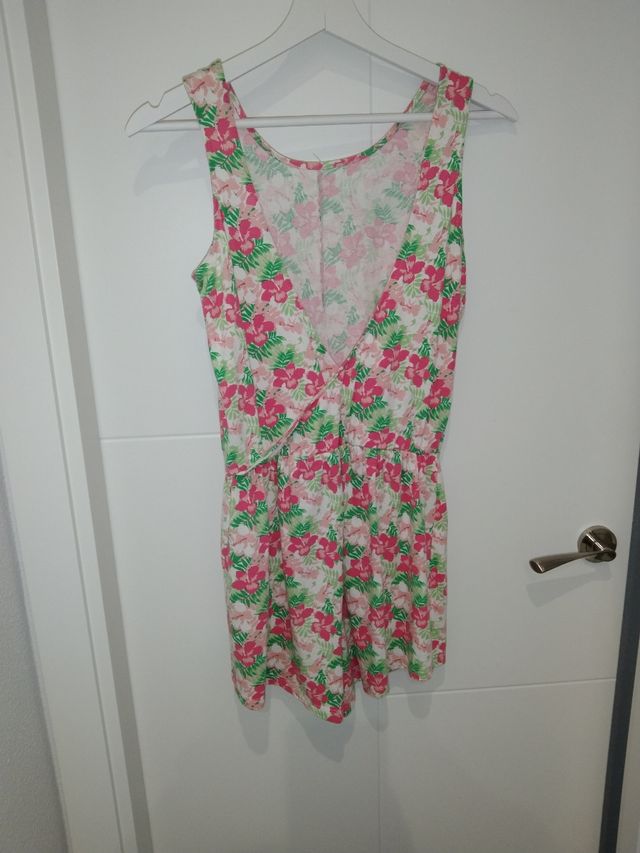 2 monos niña con abertura en la espalda