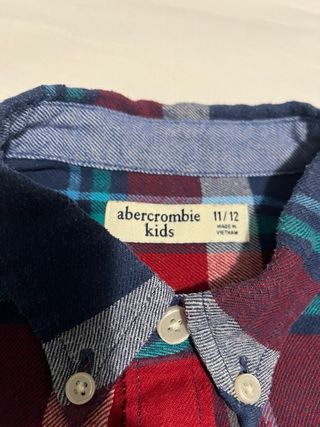 ABERCROMBIE, Niño, Camisa manga larga, 11/12 años