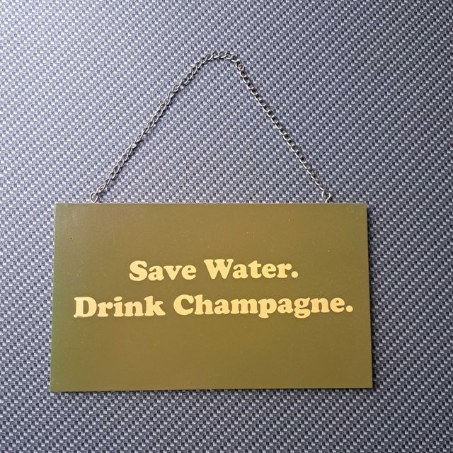 Targhetta Save Water