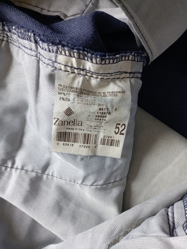Pantaloni uomo. Zanella