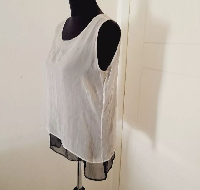 Dolce&Gabbana Top bianco/nero M/L semitr