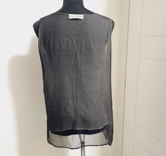 Dolce&Gabbana Top bianco/nero M/L semitr
